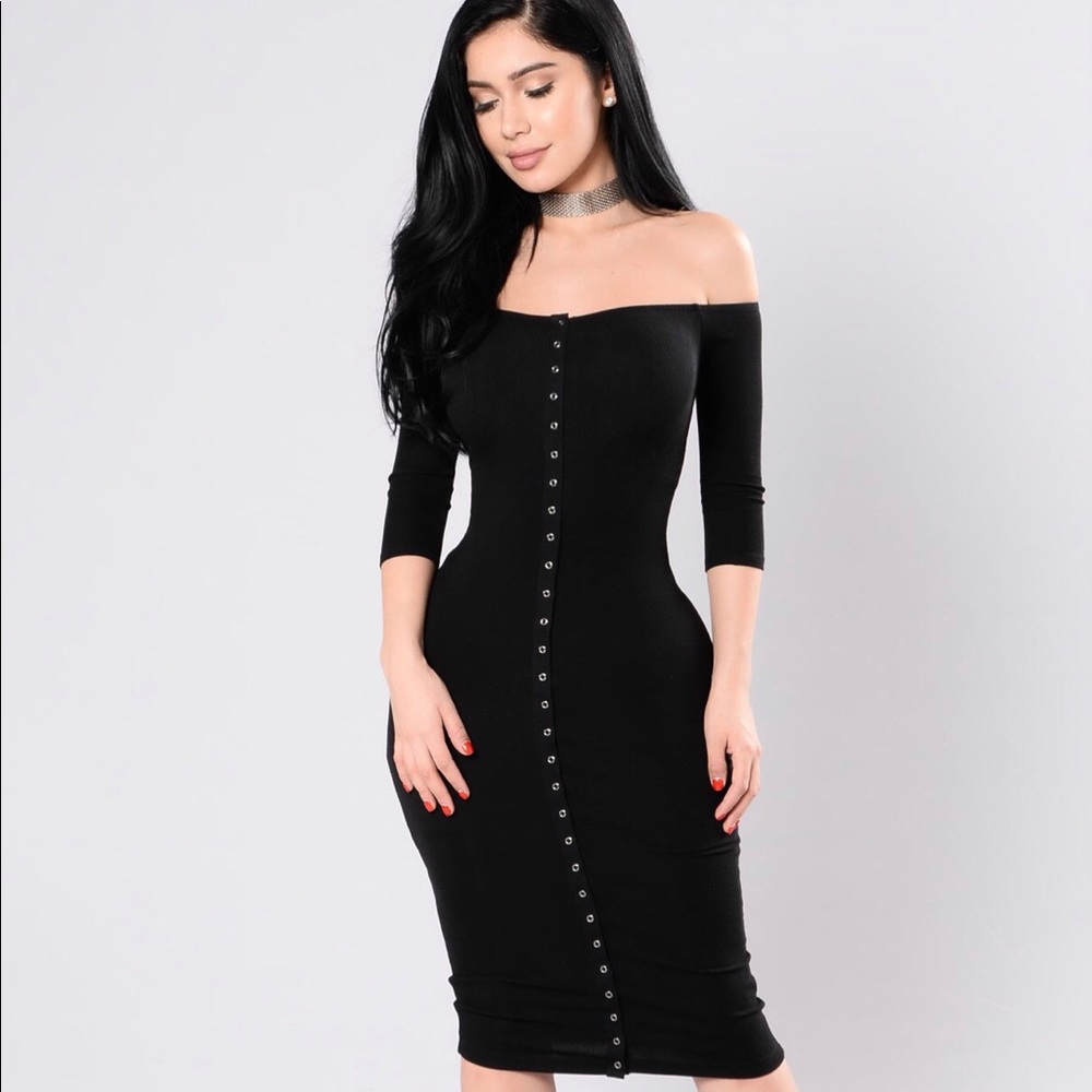 NWT Fashion Nova Black Dress
